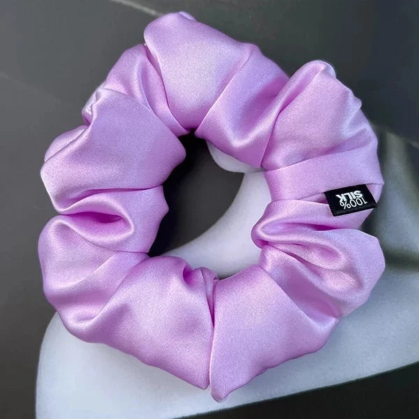 100% Mulberry Silk Hair Scrunchies