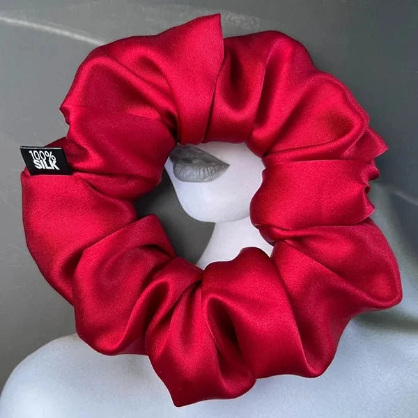100% Mulberry Silk Hair Scrunchies