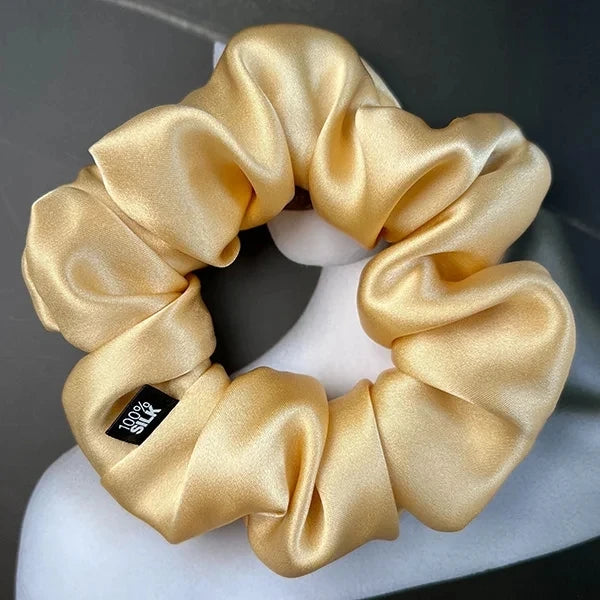 100% Mulberry Silk Hair Scrunchies