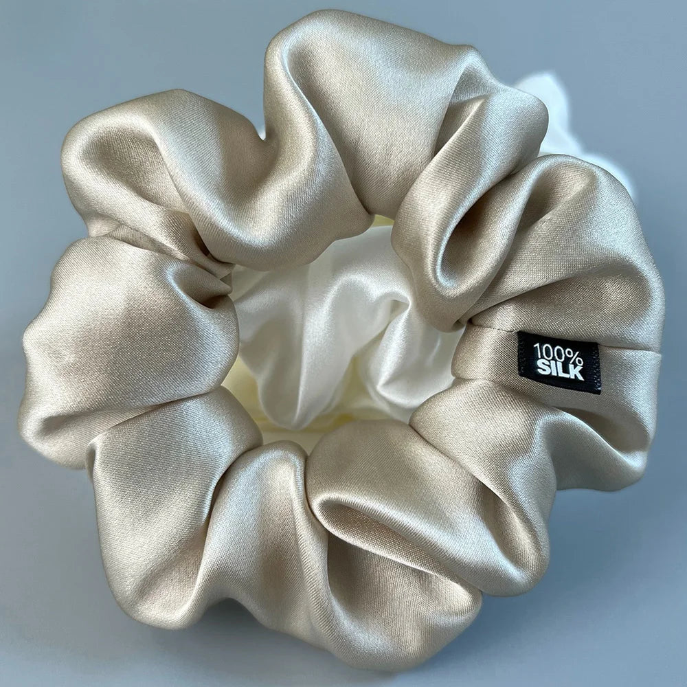 100% Mulberry Silk Hair Scrunchies