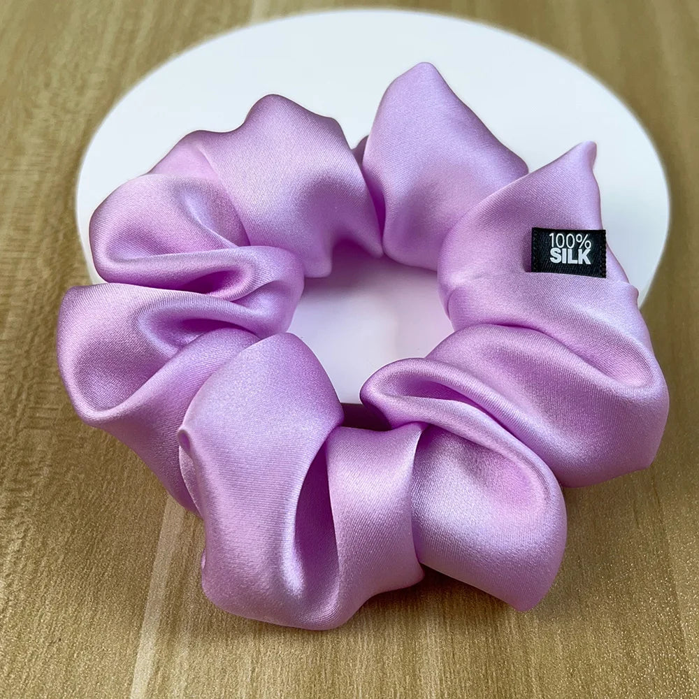 100% Mulberry Silk Hair Scrunchies