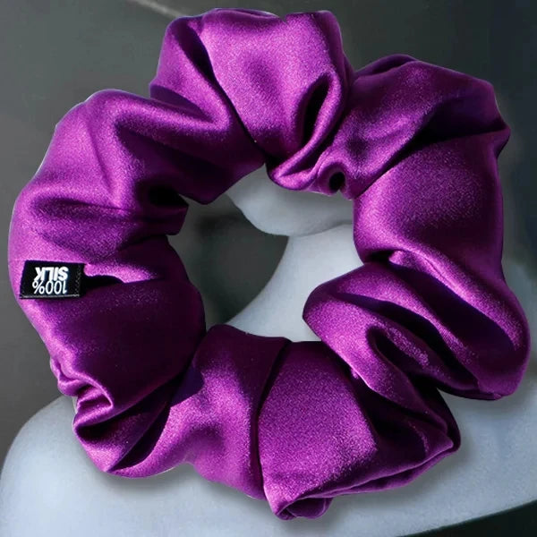 100% Mulberry Silk Hair Scrunchies