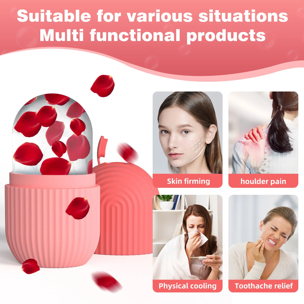 Reusable Silicone Face Ice Roller
